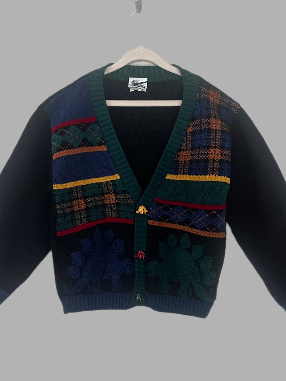 Ground Control VTG 90’s Kids Cardigan Sweater Size Large 7